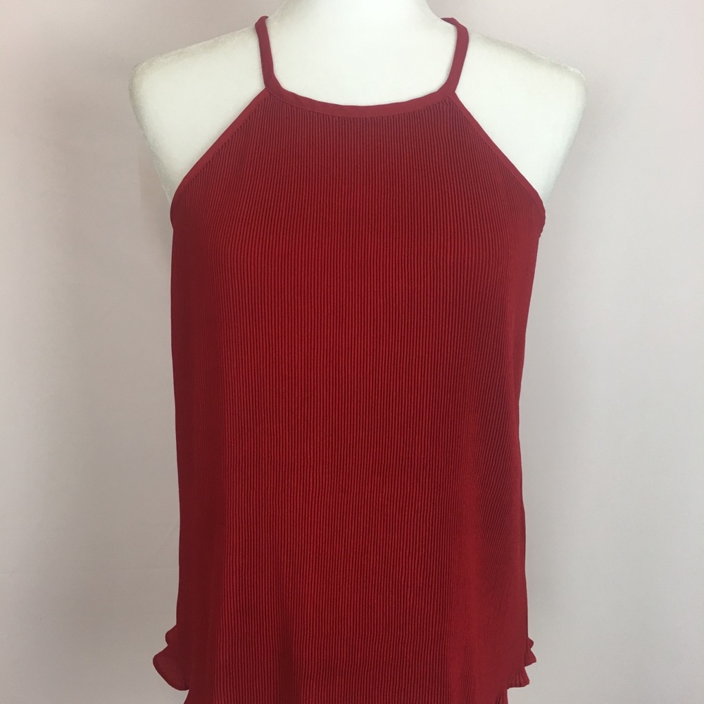 BANANA REPUBLIC Cherry Red  Tank Top. Size M NWOT.